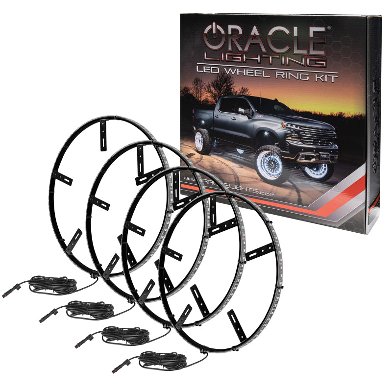 ORACLE Lighting Oracle LED Illuminated Wheel Rings - Double LED - White