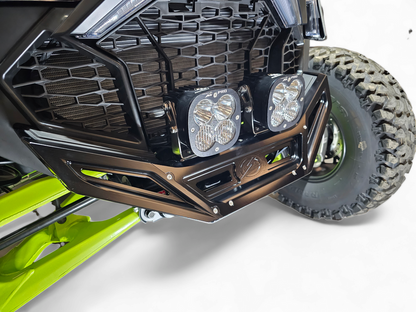 Elektric Off Road Elektric Offroad 2022-2025 Polaris Rzr Pro R/ Pro S/Turbo R Billet Front Winch Bumper Anodized Black