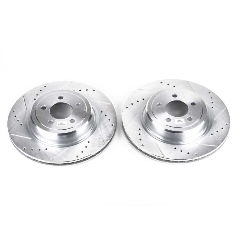 PowerStop Power Stop 06-18 Dodge Charger Rear Evolution Drilled & Slotted Rotors - Pair
