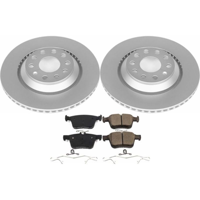 PowerStop Power Stop 17-18 Audi RS3 Rear Z23 Evolution Sport Coated Brake Kit