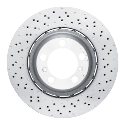 DFC 13-19 Porsche 911 Right Rear Drilled Hi-Carbon Alloy Geomet Coated Rotor
