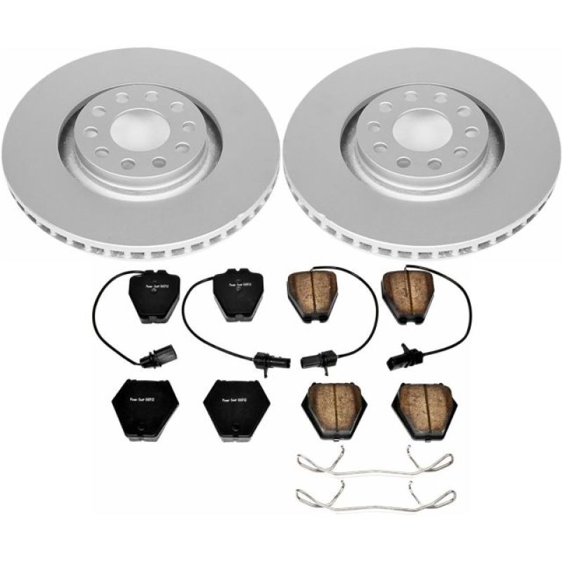 PowerStop Power Stop 00-01 Audi A6 Quattro Front Z23 Evolution Sport Coated Brake Kit