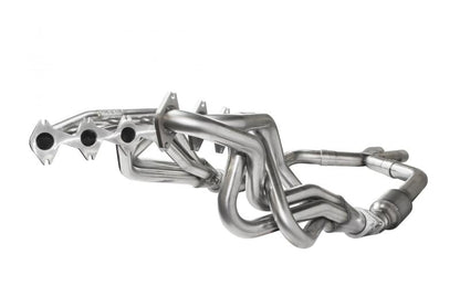 Kooks Headers Kooks 05-10 Ford Mustang GT Manual 1 5/8in x 2 1/2in SS Long Tube Headers and OEM Catted SS X Pipe