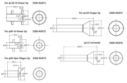 HKS Silencer for 96mm Tip Exhausts