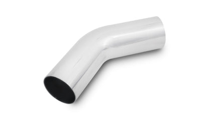 Vibrant 2.75in O.D. Universal Aluminum Tubing (45 degree bend) - Polished