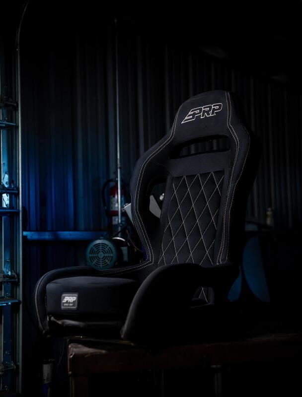 PRP Seats PRP Contour UTV Suspension Seat -Black Cloth