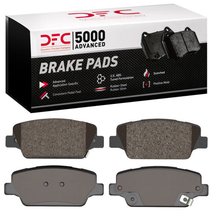DFC 17-19 Kia Cadenza Rear 5000 Advanced Ceramic Brake Pads