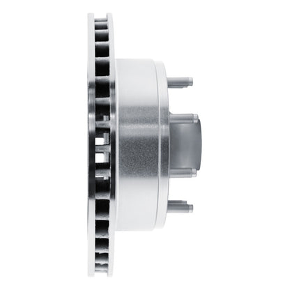R1 Concepts R1 80-85 Ford F-250 2WD (Excl Super Duty) Front Right Drilled & Slotted Silver Brake Rotor