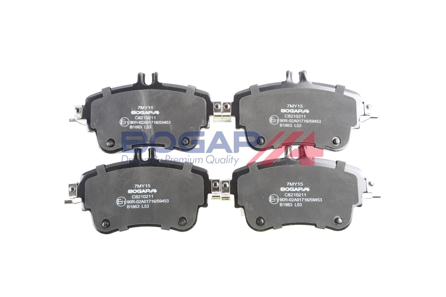 BOGAP C8210211 Brake Pad Set, Disc Brake