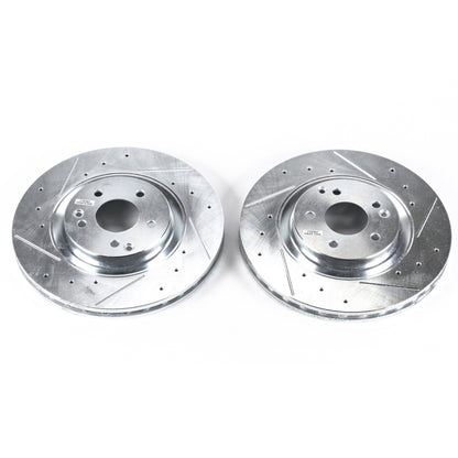 PowerStop Power Stop 04-07 Mercedes-Benz C230 Front Evolution Drilled & Slotted Rotors - Pair