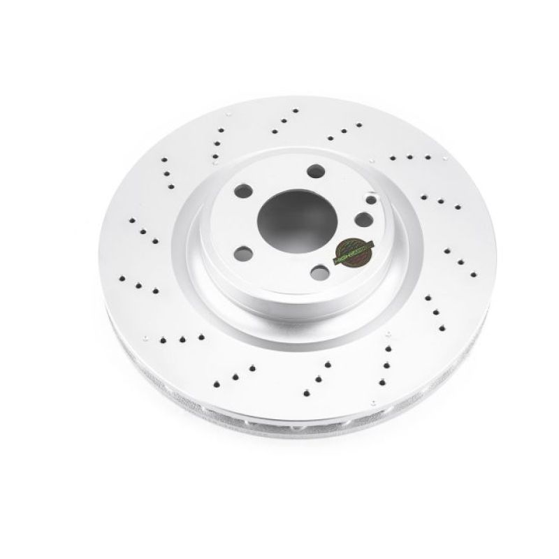 PowerStop Power Stop 17-18 Mercedes-Benz SLC300 Front Evolution High Carbon Geomet Coated Rotor