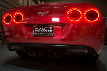 ORACLE Lighting Oracle Chevrolet Corvette C6 05-13 LED Tail Light Halo Kit - Red