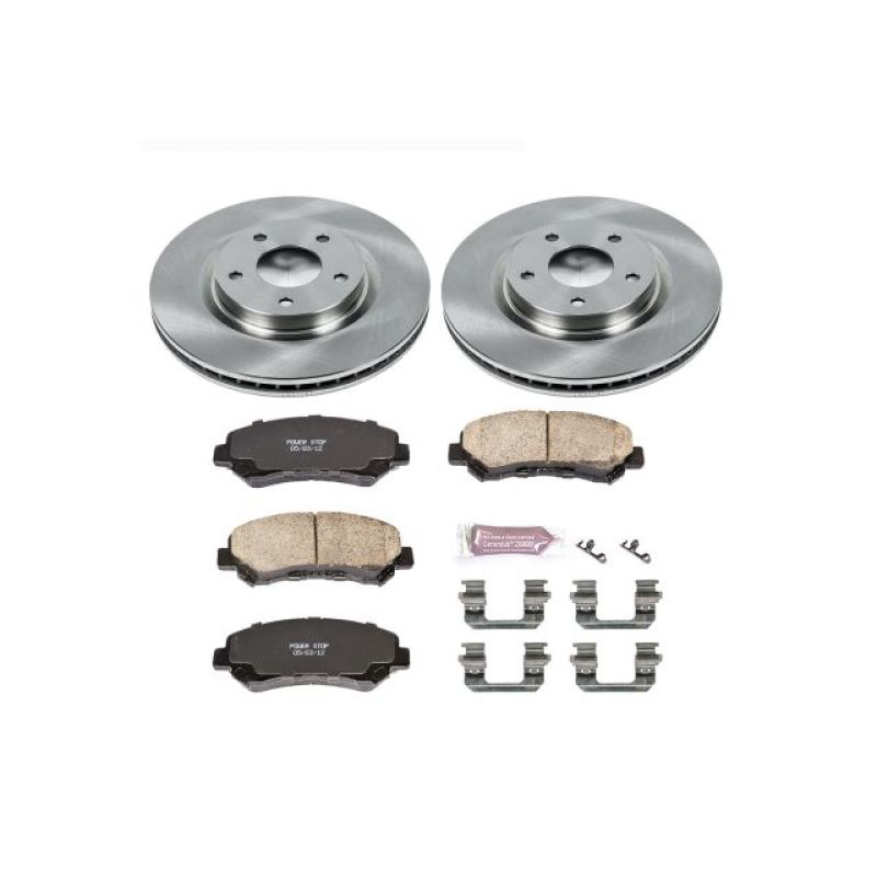 PowerStop Power Stop 08-14 Nissan Rogue Front Autospecialty Brake Kit