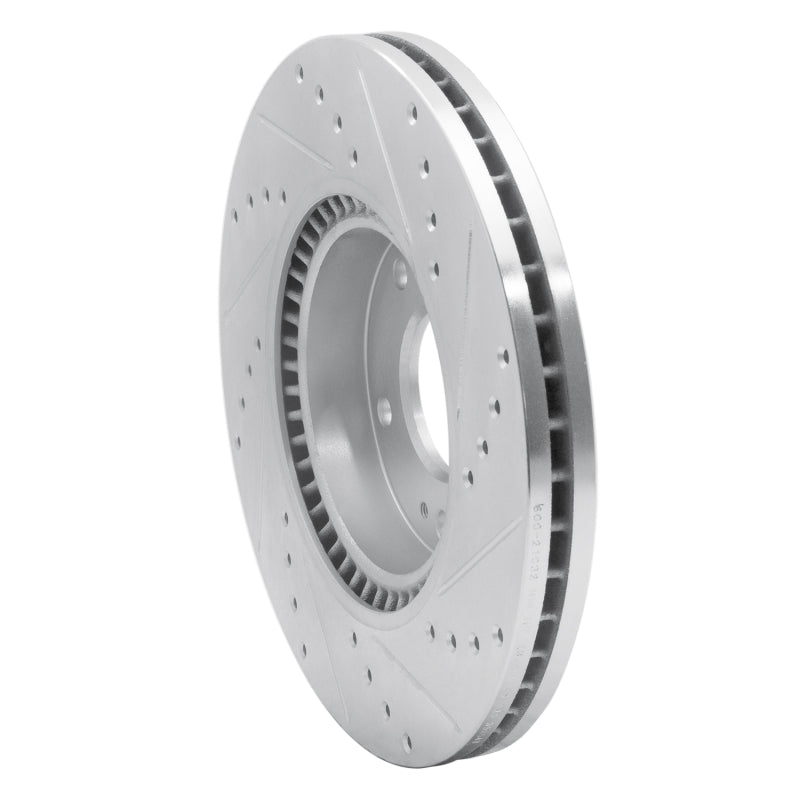 R1 Concepts R1 12-16 Kia SportAGE (USA/Canada) Front Left Drilled & Slotted Silver Brake Rotor