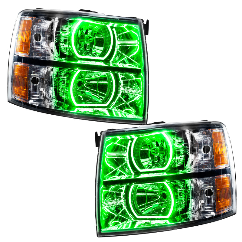 ORACLE Lighting Oracle 07-13 Chevrolet Silverado SMD HL - Square Style - ColorSHIFT w/ 2.0 Controller