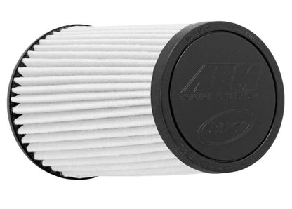 AEM Induction AEM Dryflow Conical Air Filter 2.75in Flange ID / 6in Base OD / 5.125in Top OD / 9.125in Height