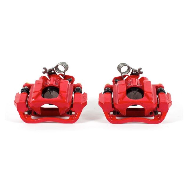 PowerStop Power Stop 11-16 Ford Explorer Rear Red Calipers w/Brackets - Pair