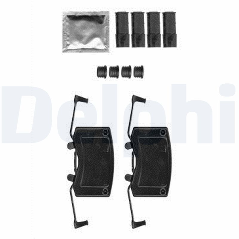 DELPHI LX0582 Disc Brake Pad Accessory Kit
