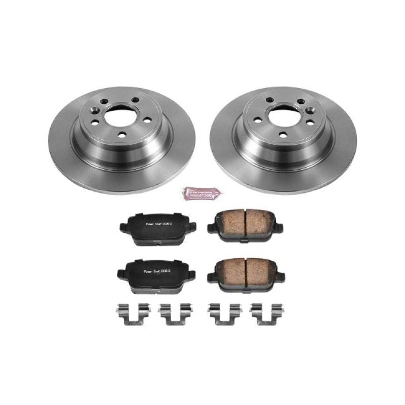 PowerStop Power Stop 07-11 Volvo S80 Rear Autospecialty Brake Kit