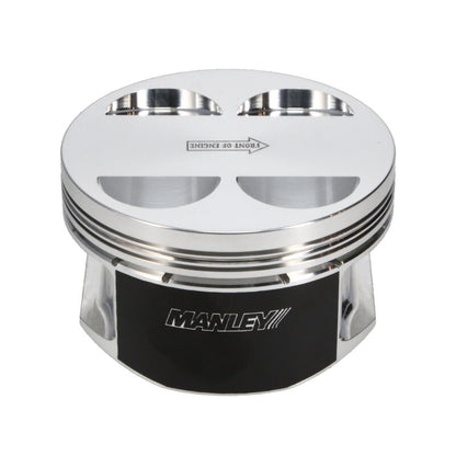 Manley Performance Manley 04+ Subaru WRX STi (EJ257) 75mm DE-STROKED 99.75mm +.25mm Bore 9.8:1 Dish Piston Set w/ Rings