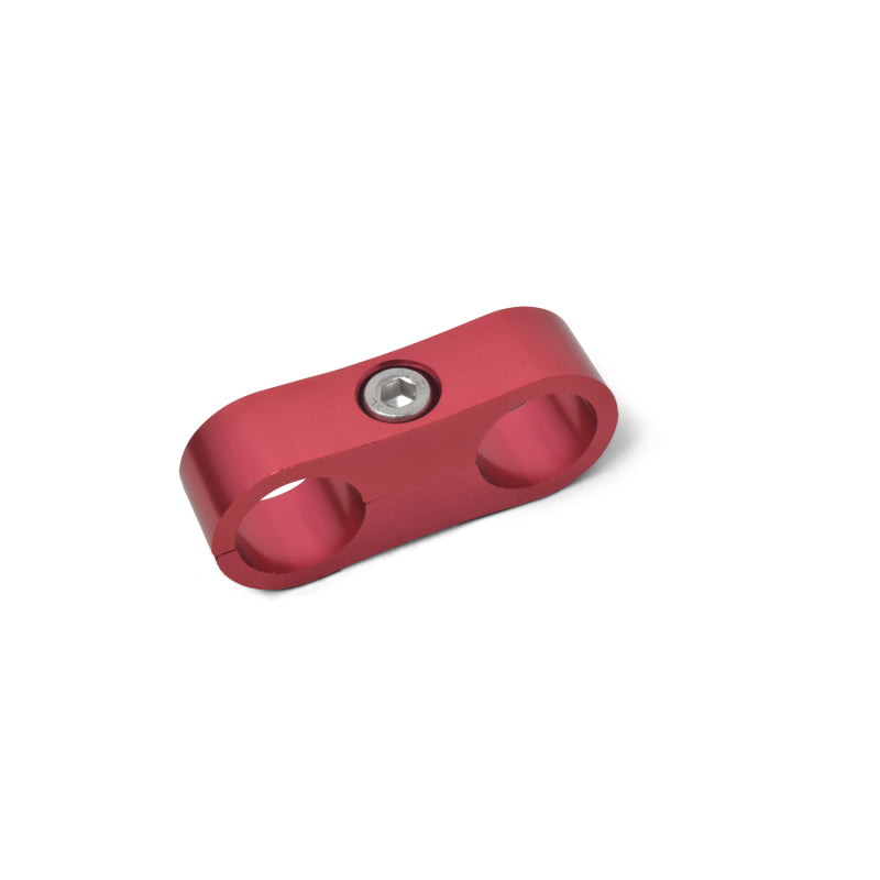 Russell Hose Separator For -6 Braided Red Anodize (2 Pack)