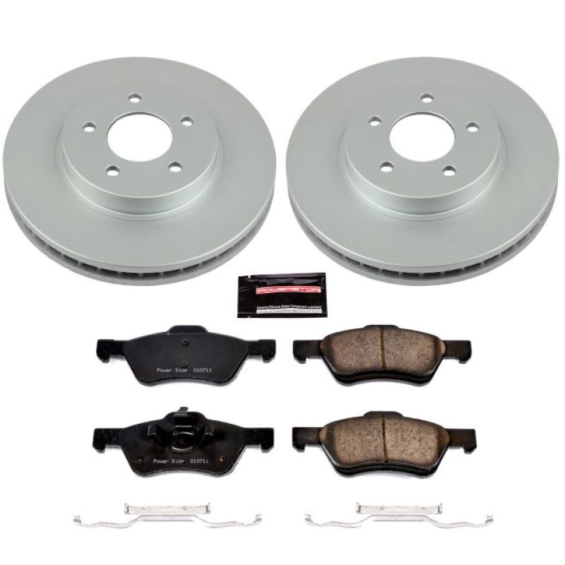 PowerStop Power Stop 05-10 Ford Escape Front Z17 Evolution Geomet Coated Brake Kit