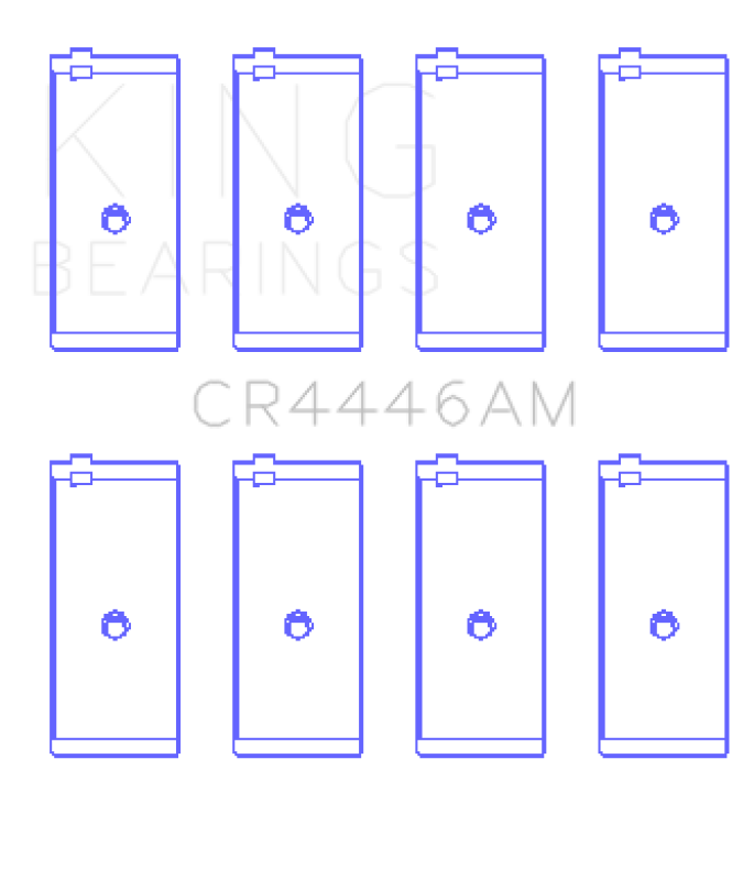 King Engine Bearings Toyota 3K/4K/(Size +0.25mm) Connecting Rod Bearing Set