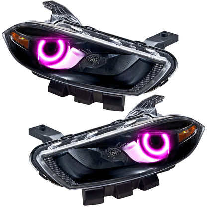 ORACLE Lighting Oracle Dodge Dart 13-16 Halo Kit - ColorSHIFT w/o Controller