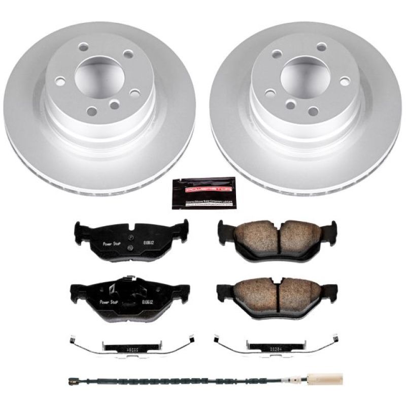 PowerStop Power Stop 11-13 BMW 328i Rear Z23 Evolution Sport Coated Brake Kit