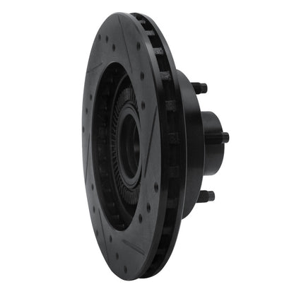 R1 Concepts R1 91-94 Ford Explorer Front Left Drilled & Slotted Black Brake Rotor