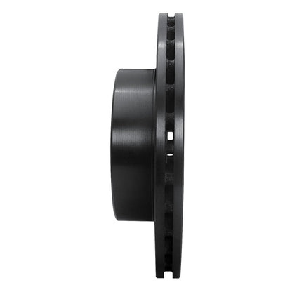 R1 Concepts R1 83-89 Chrysler Conquest Front Right Drilled & Slotted Black Brake Rotor