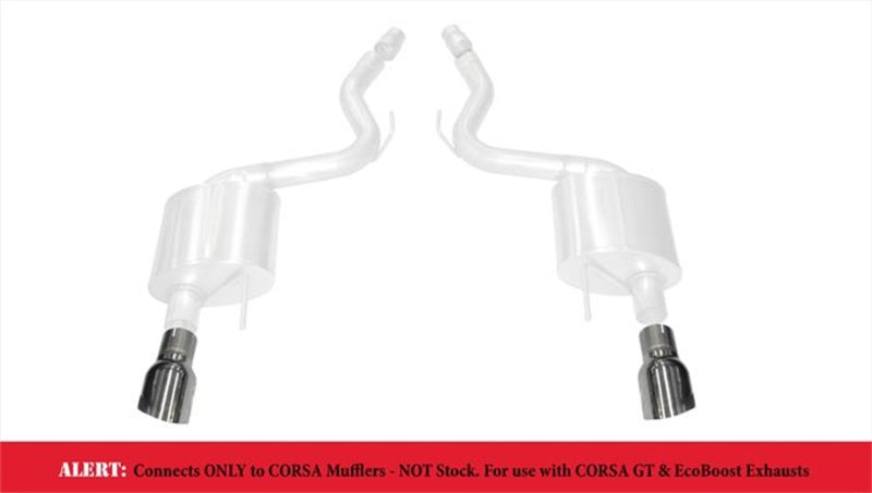 CORSA Performance Corsa 2015-2025 Ford Mustang GT 3.0in Inlet / 4.5in Outlet Polished Tip Kit (For Corsa Exhaust Only)