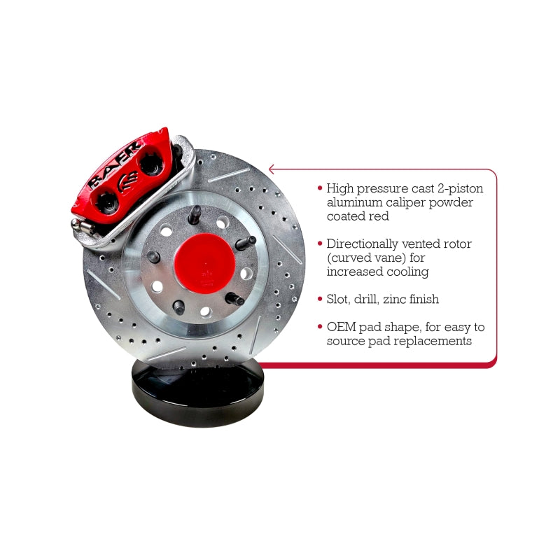 Baer Brakes 1970 Ford Fairlane 13in Classic Series Front Brake Kit-