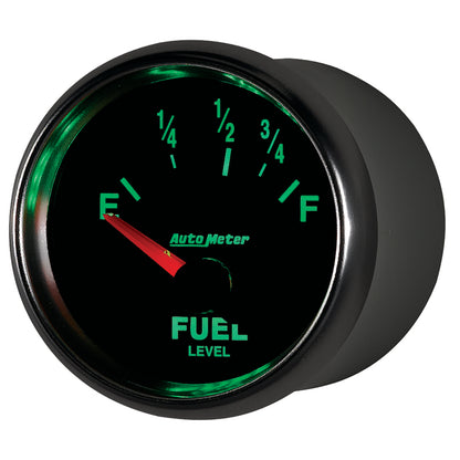 AutoMeter Gauge Fuel Level 2-1/16in. 73 Ohm(e) to 10 Ohm(f) Elec Gs