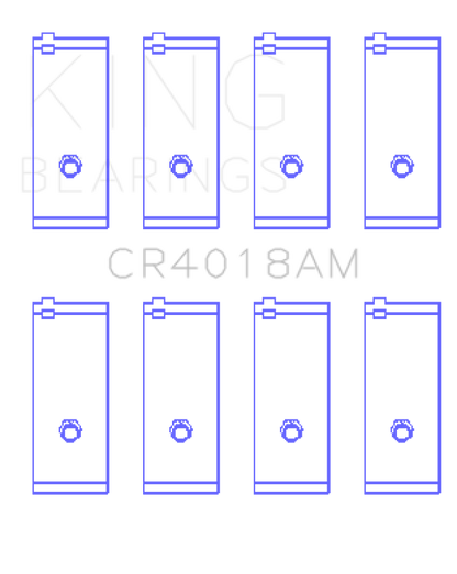 King Engine Bearings Toyota 1S/4S/2Selc/3Sfe/3Sgelc (Size +1.0mm) Connecting Rod Bearing Set