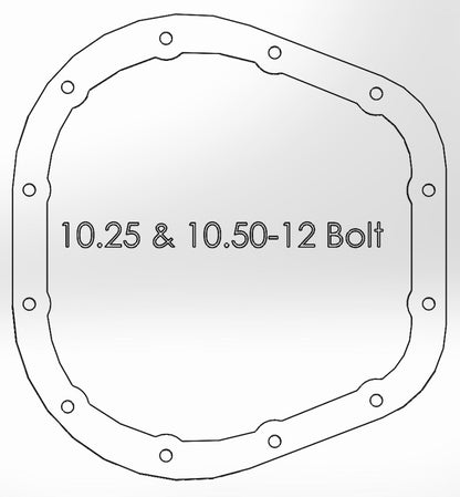 aFe Rear Differential Cover (Raw; Street Series); Ford Diesel Trucks 86-13 V8 (td)