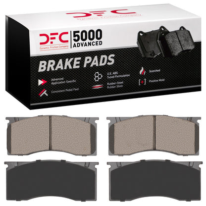 DFC 64-72 Dodge Dart Front 5000 Advanced Semi Metallic Brake Pads
