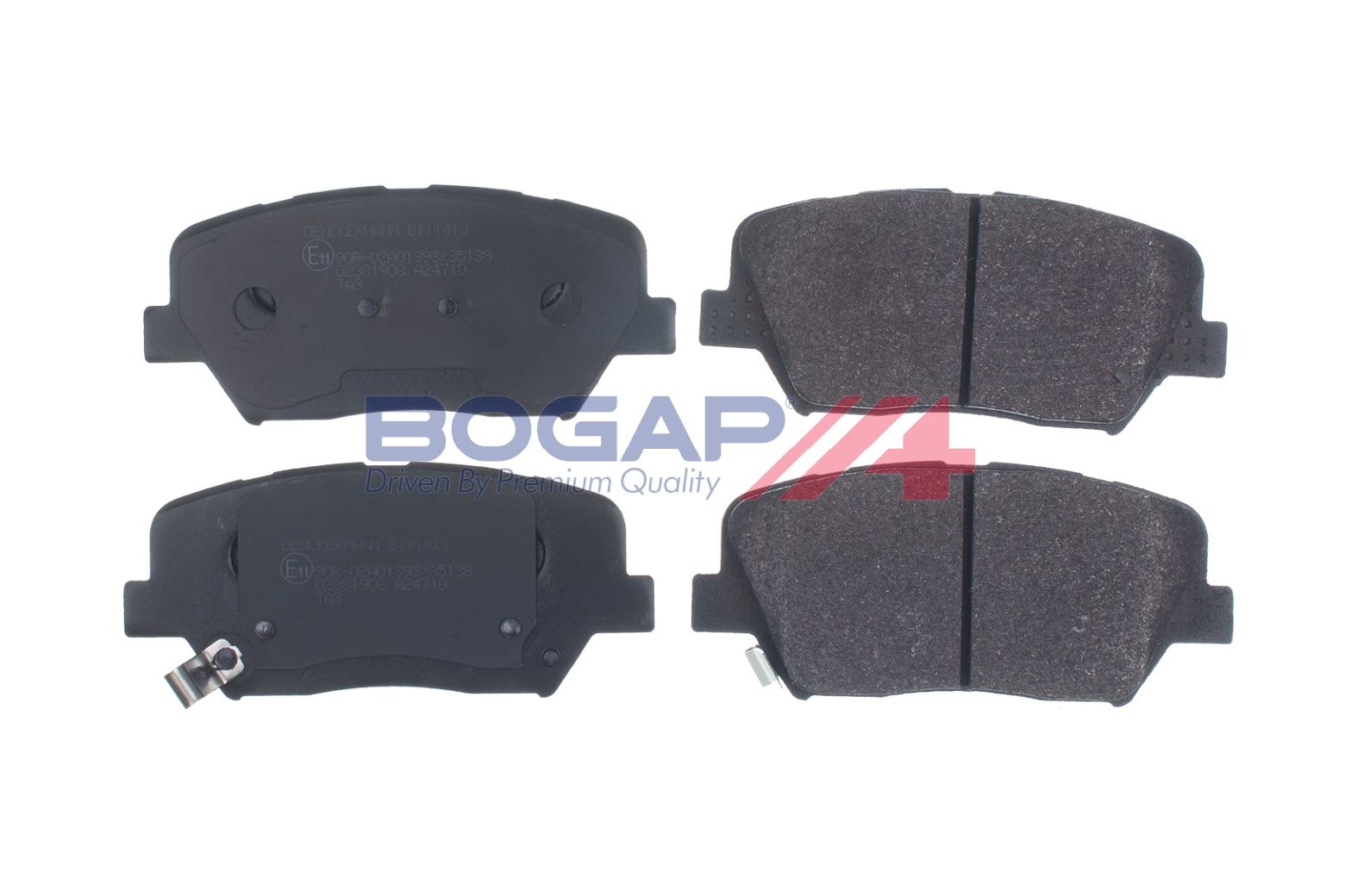 BOGAP Y8210239 Brake Pad Set, Disc Brake