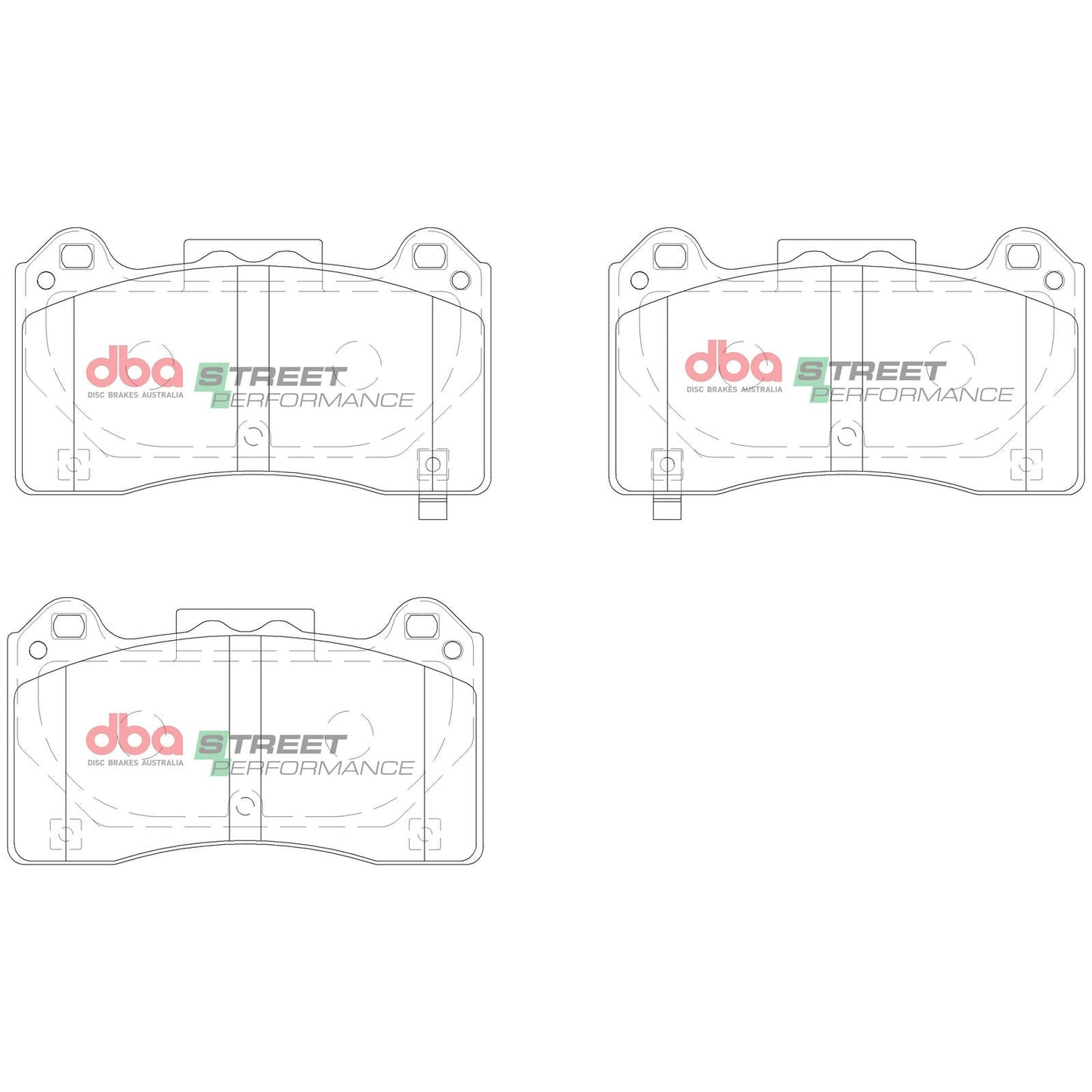 DBA DB15025SP High Performance Brake Pad Set