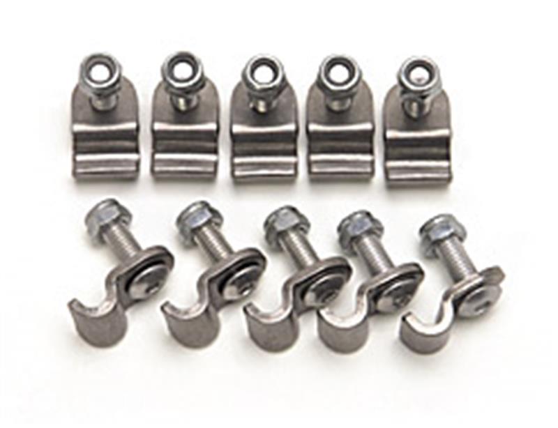Russell Performance Stainless Steel Brake Line Clamps (12 pcs.)