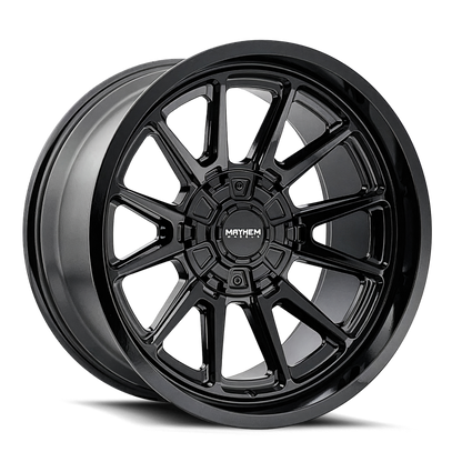 Mayhem 8116 Intrepid 20x9 / 5x127 BP/ 0mm Offset / 87mm Hub Gloss Black Wheel