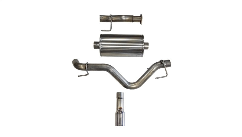 CORSA Performance Corsa 16-23 Toyota Tacoma 3.5L V6 Double Cab 5ft Bed Sport Cat-Back Single Side Exit w/ Polished Tip