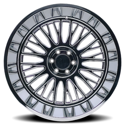 Cali Off-Road 9116 Vertex 20x10 / 6x135 BP / -25mm Offset / 87.1mm Hub Chrome Wheel