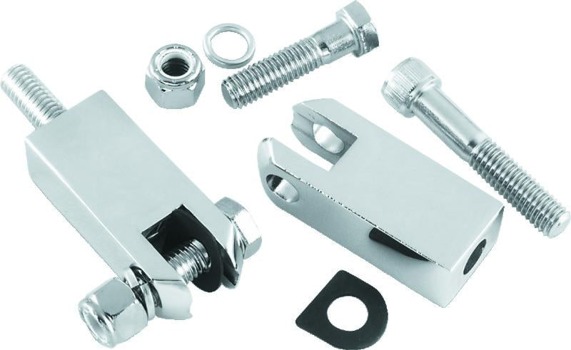 Bikers Choice 83-03 Sportster Chrome Passenger Peg Mount Kit Replaces H-D 50610-80T