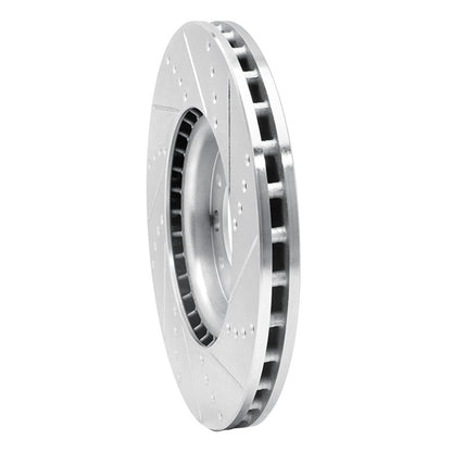 R1 Concepts R1 13-23 Chrysler 200 Front Left Drilled & Slotted Silver Brake Rotor
