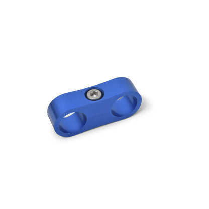 Russell Hose Separator For -6 Braided Hose Blue Anodize (2 Pack)