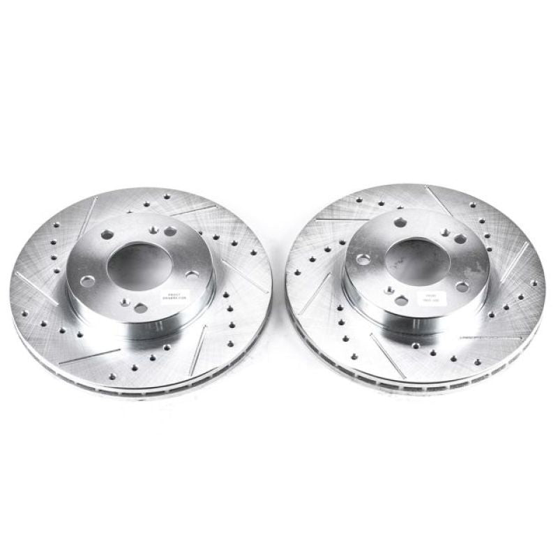 PowerStop Power Stop 96-99 Infiniti I30 Front Evolution Drilled & Slotted Rotors - Pair