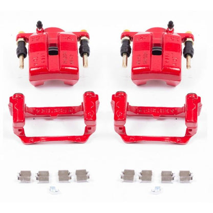 PowerStop Power Stop 06-15 Mazda MX-5 Miata Front Red Calipers w/Brackets - Pair