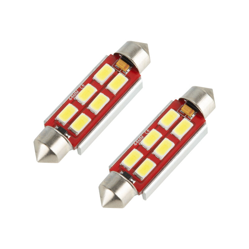 ORACLE Lighting Oracle 44MM 6 LED 3-Chip Festoon Bulbs (Pair) - Cool White