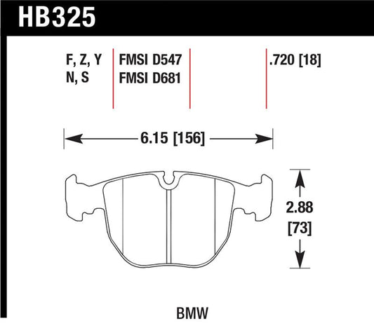 Hawk Performance Hawk HPS Street Brake Pads